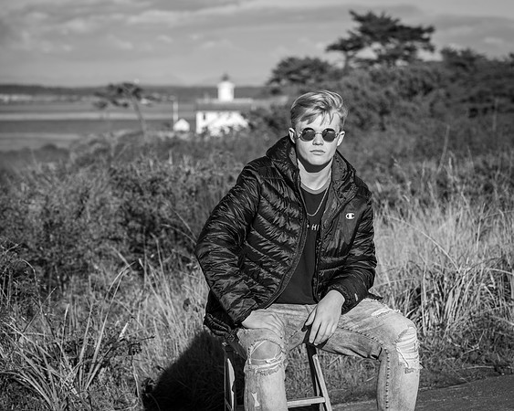 Chimacum High School Senior at Fort Worden State Park